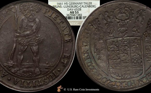 1661-HS Germany Taler Wildman