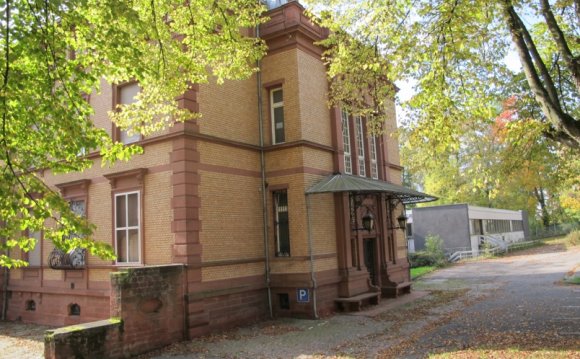 A historic building on a hill