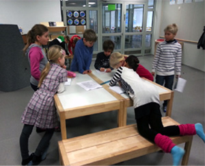 Students in Finland work together frequently, and the material they study is important to them.