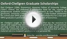 UK - University of Oxford Chellgren Graduate Scholarship