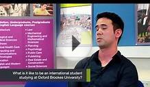 View of Oxford Brookes: Pedro Martinez